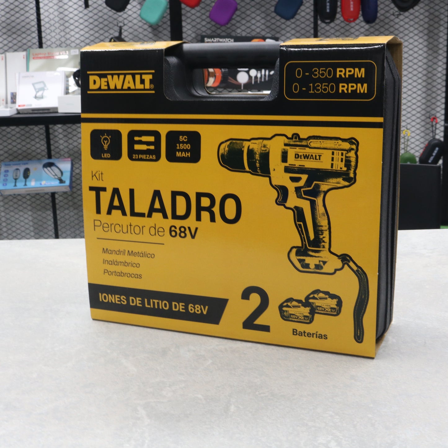 Taladro 68V DeWalt